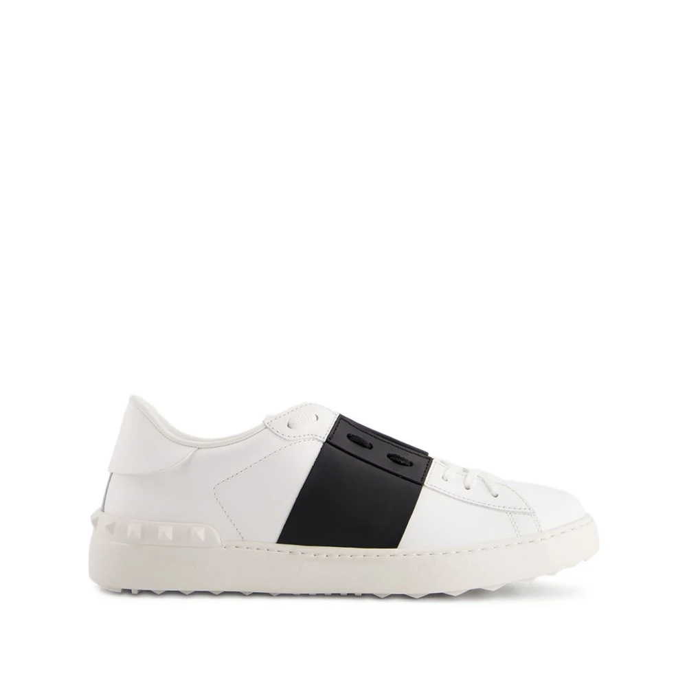 Valentino Garavani - Open Leder Sneaker - Shoes - Herren - Weiß - 43 1/2 Eu