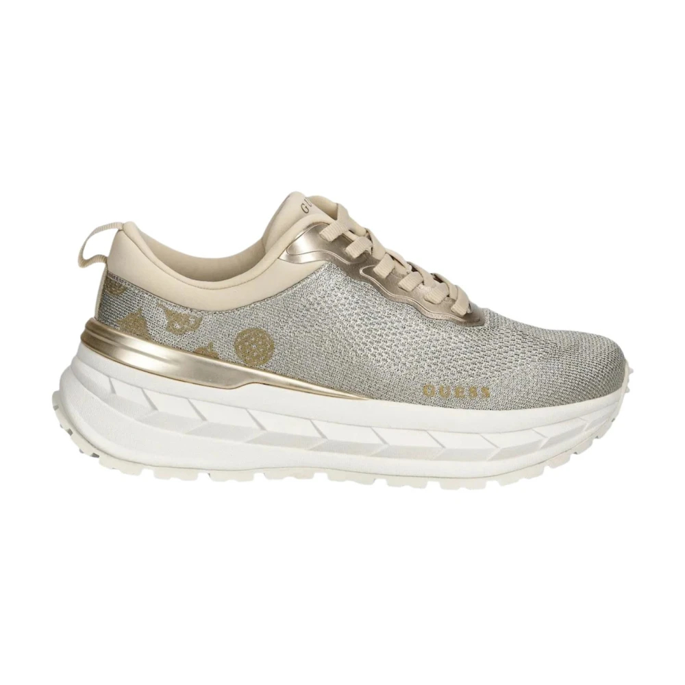Guess Damen Goldfarben Sneakers Fab12 - Bild 4
