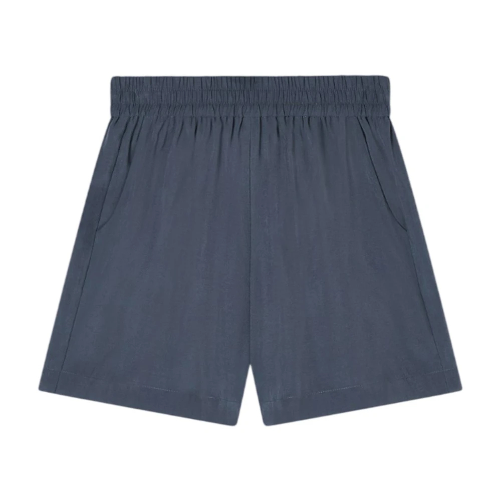 Emporio Armani Damen Blau - Washed Twill Shorts - Shorts - 2XS