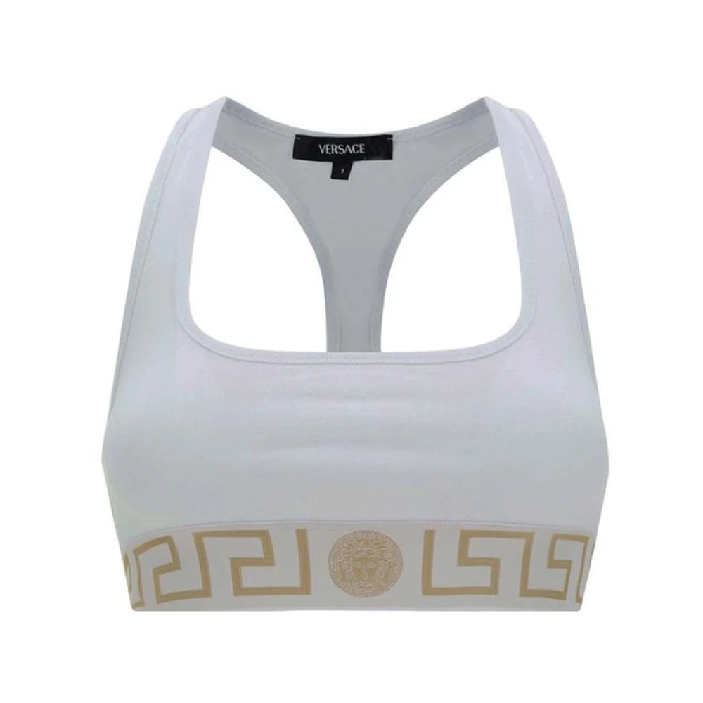 Versace Damen Weiß - Greca Sport-Bh - Sport - M
