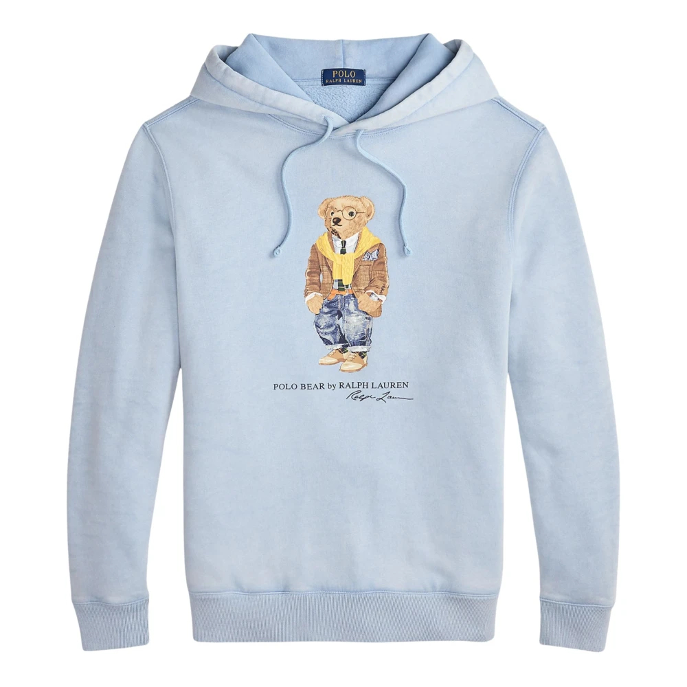 Polo Ralph Lauren - Herren Hoodie - Baumwoll-Mix - Hellblau - Gr. M - Bild 4