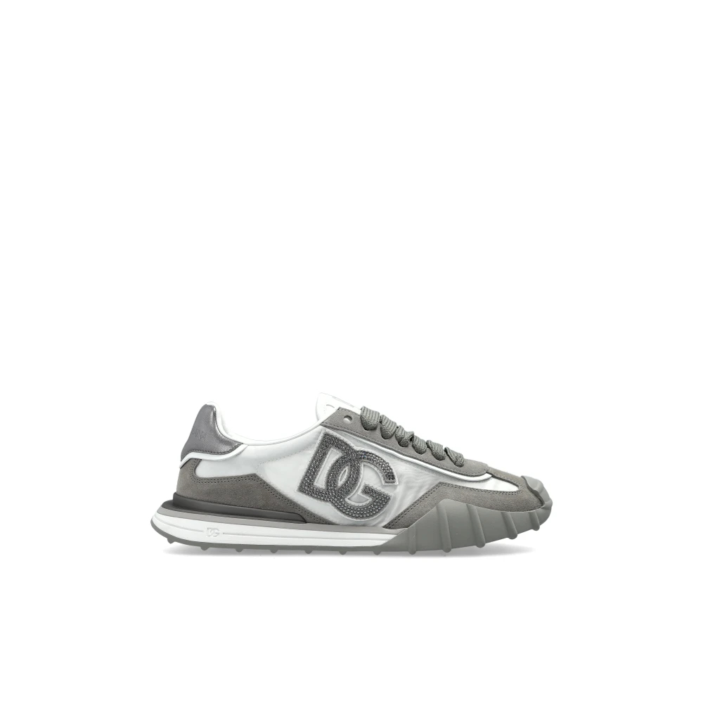 Dolce & Gabbana Damen Grau - Sportschuhe Mit Logo - Shoes - 36 Eu