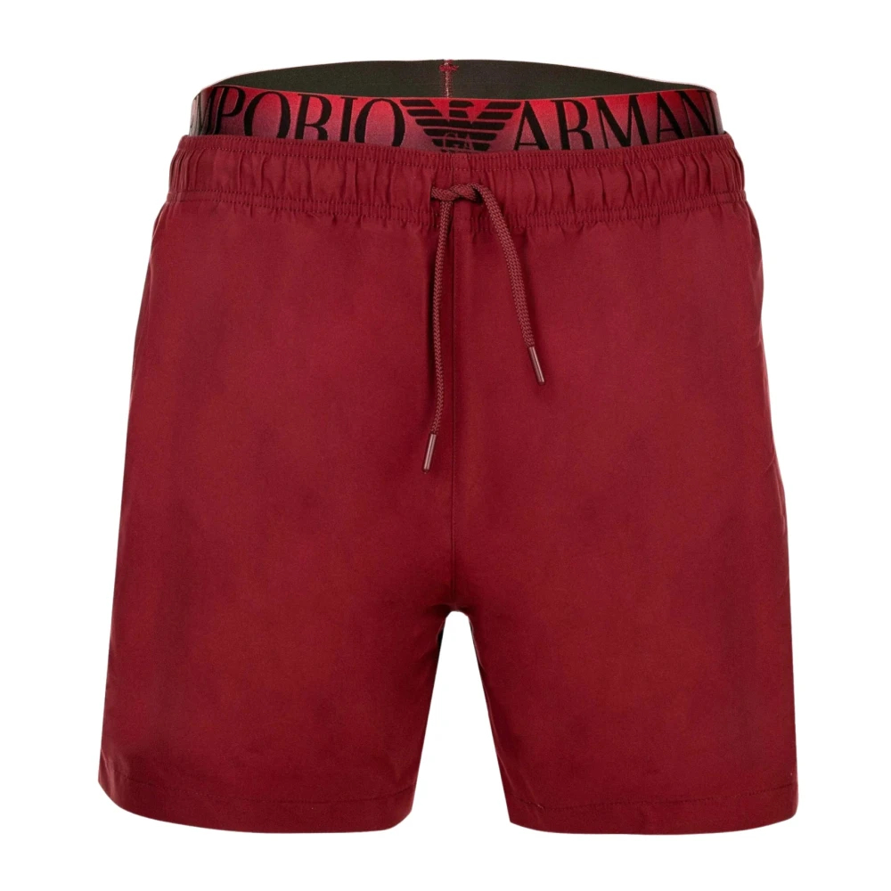 Emporio Armani Herren Rot - Badeshorts - Swimwear - S