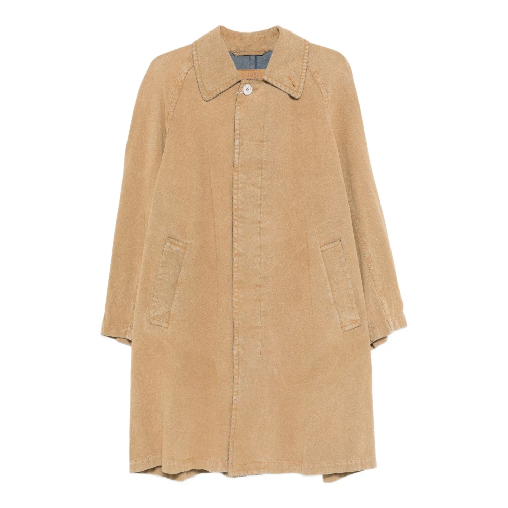 Mm6 Maison Margiela Damen Beige - Mantel - Coats - S
