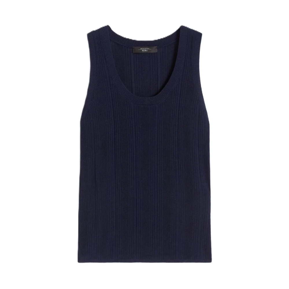 Weekend Max Mara Damen Blau - Tanktop - Knitwear - Xs