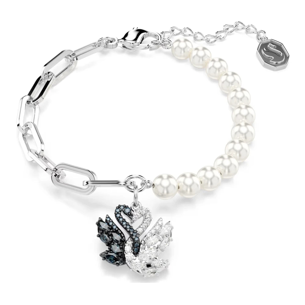 Swarovski - Swan Anhänger Armband - Accessories - Damen - Grau - One Size - Bild 6