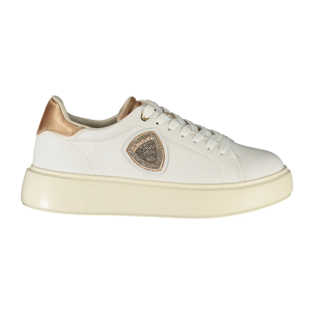 Blauer, Damen, Sneakers, Weisses Leder Damen Sneaker, Bronze, Weiss, (40) - Bild 6