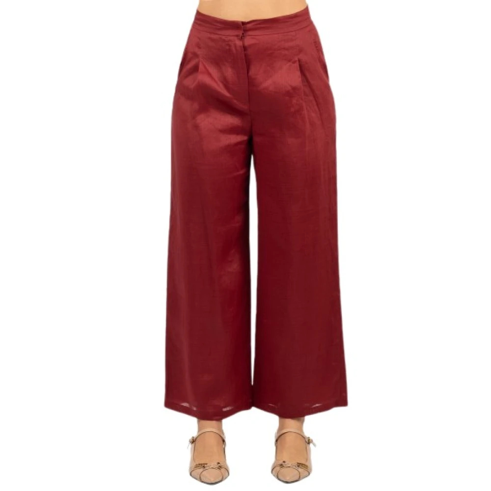 Max Mara Studio Damen Rot - Hosen - Trousers - Xs