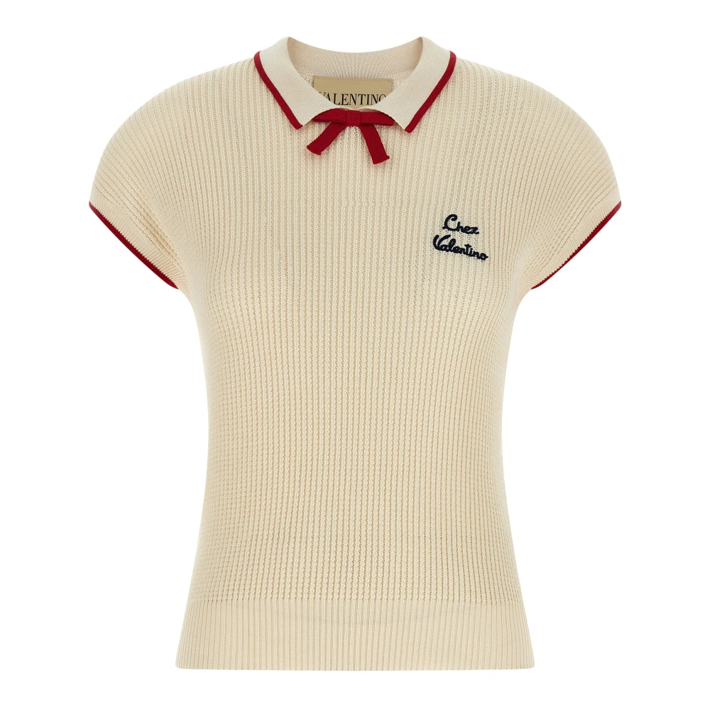Valentino Garavani - Tops - Knitwear - Damen - Beige - M