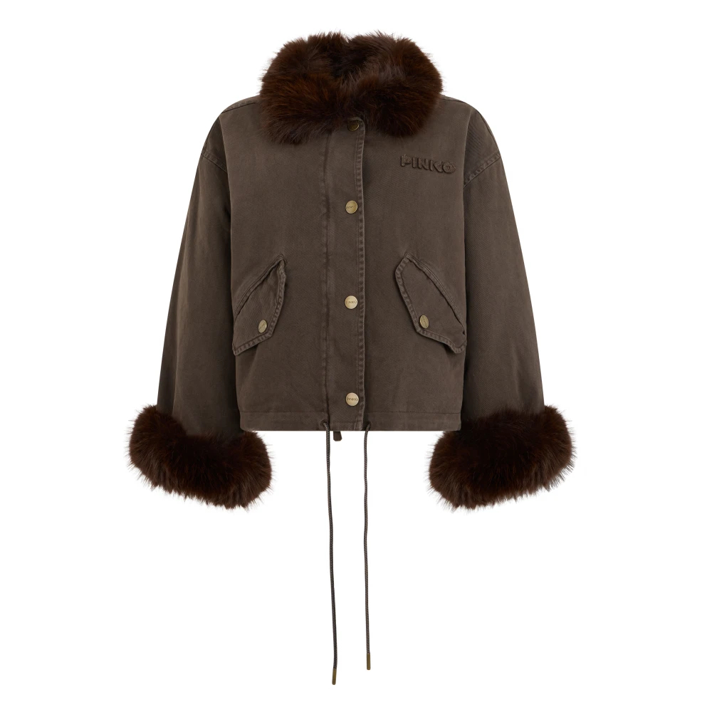 Pinko , Damen, Jacken, Braun, S - Bild 8