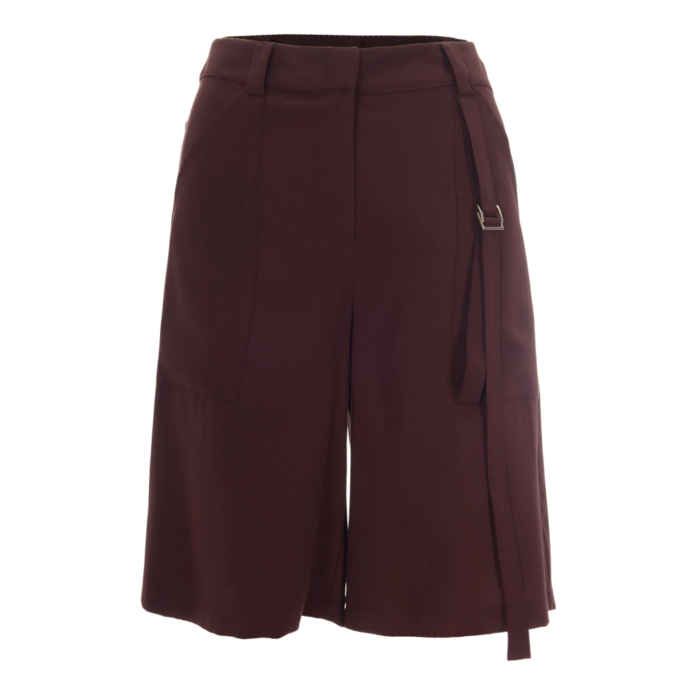 Patrizia Pepe Damen Braun - Long Shorts - Shorts - M