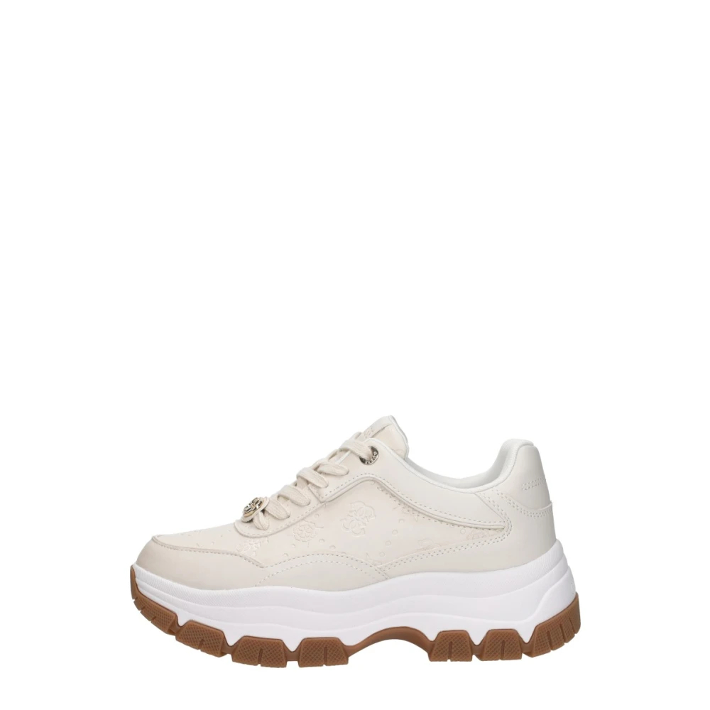 Guess - Slip-On Sportliche Schnür-Sneakers - Shoes - Damen - Weiß - 38 Eu - Bild 9