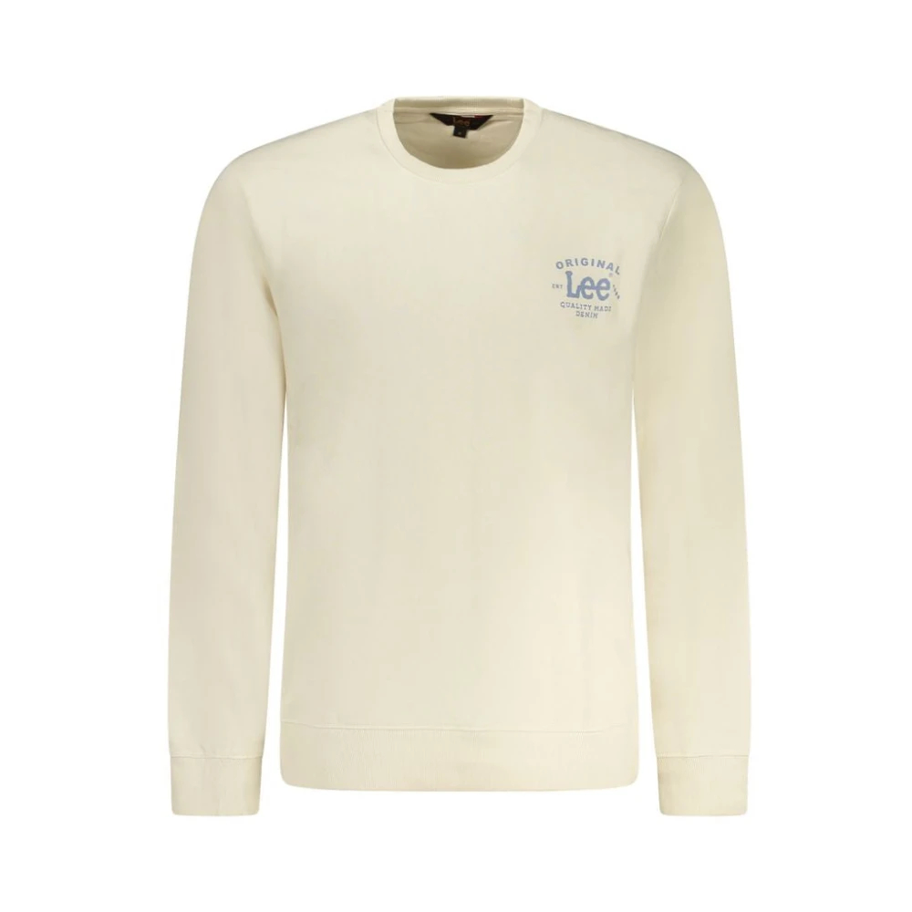Lee - Sws Crew Langarm-Sweatshirt - Sweatshirts & Hoodies - Herren - Beige - M - Bild 5