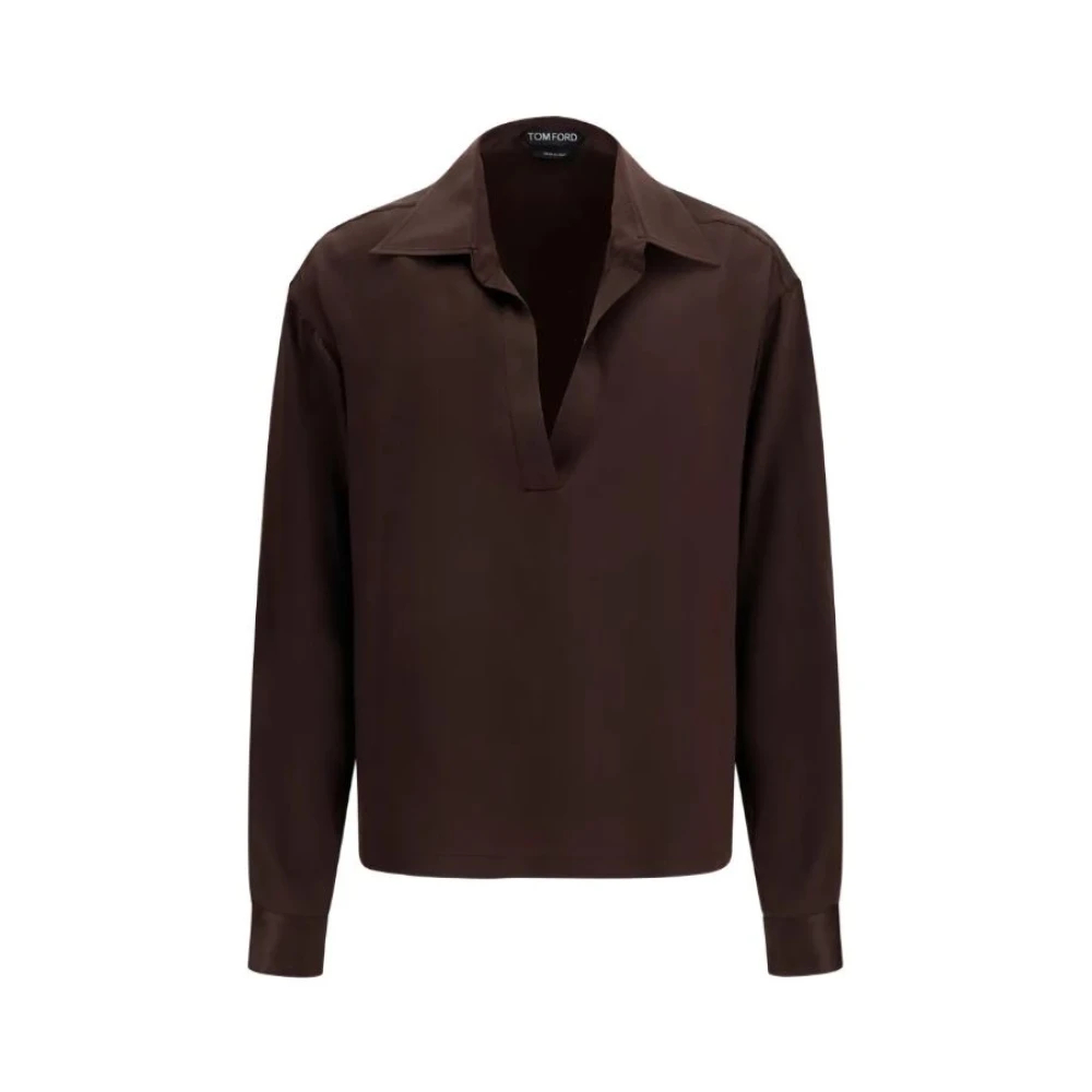 Tom Ford , Damen, Blusen & Hemden, Braun, Xs - Bild 3