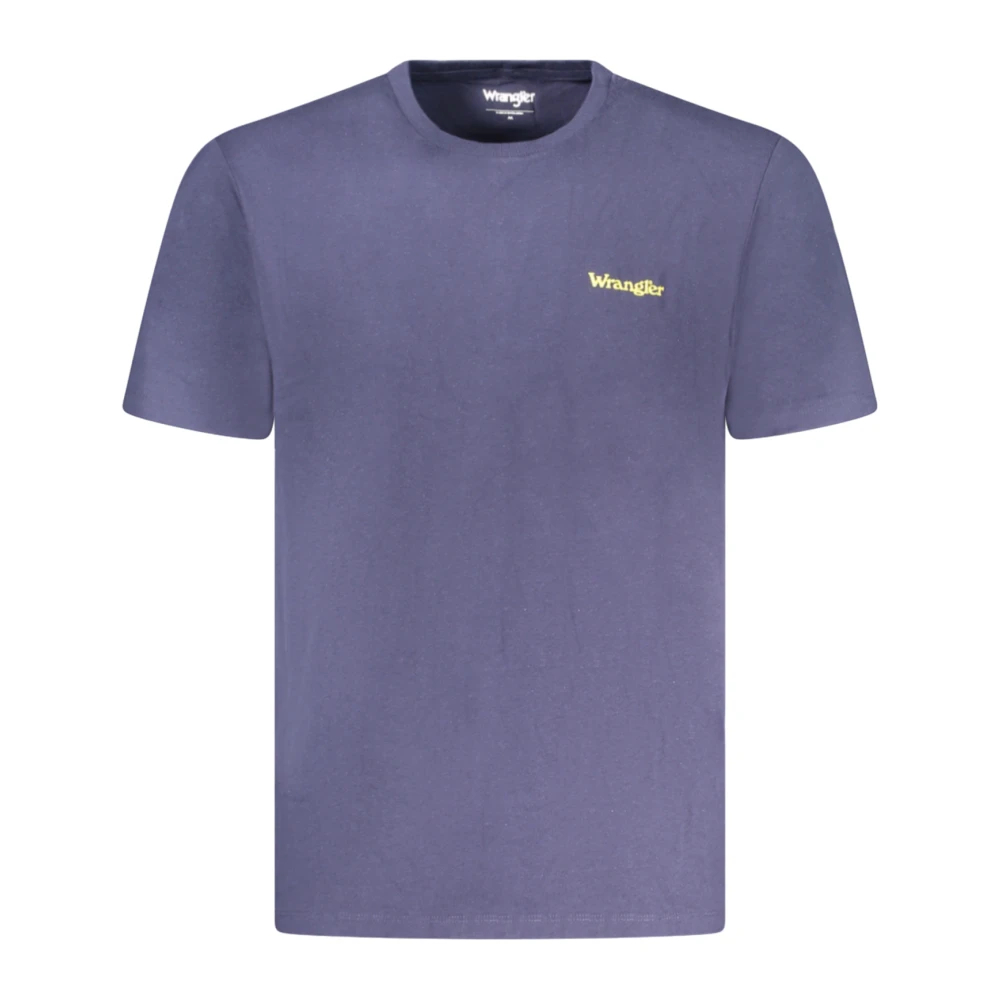 Wrangler - Small Logo Tee - Tops - Herren - Blau - M