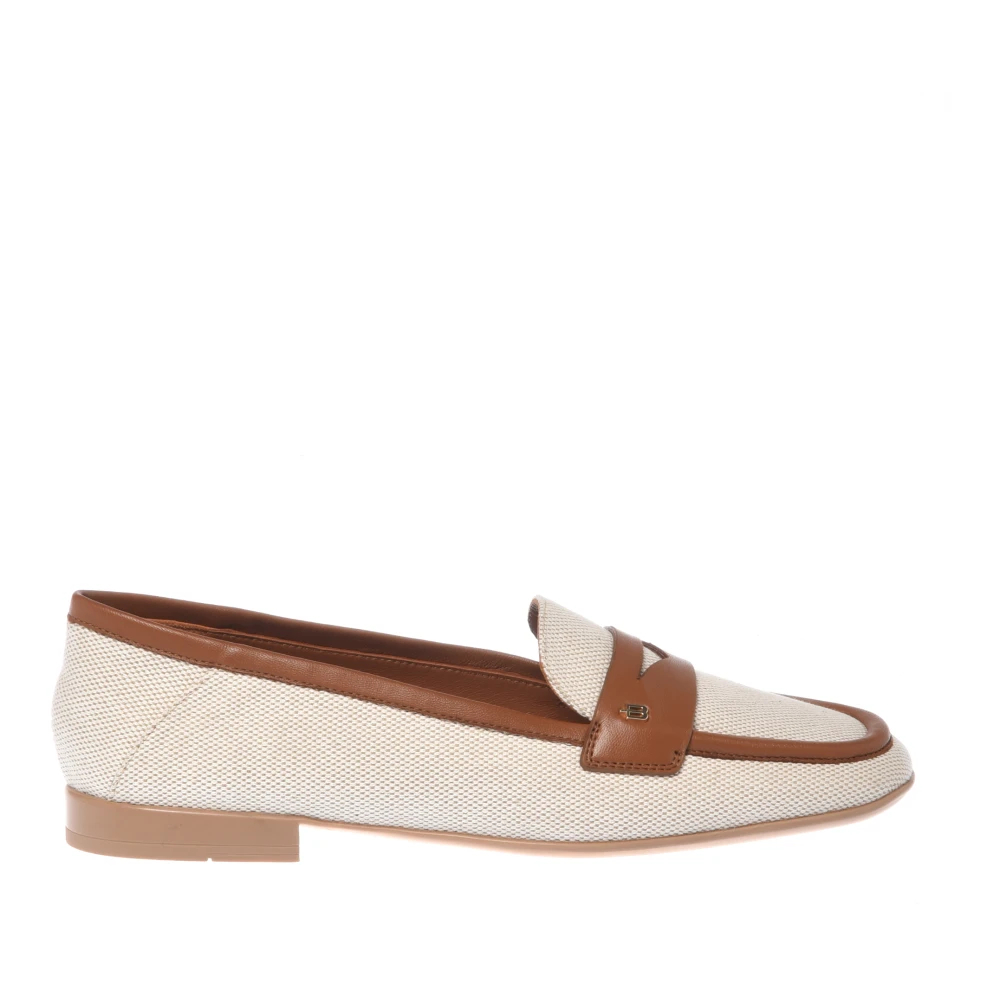 Baldinini - Canvas Loafer - Shoes - Damen - Beige - 37 Eu