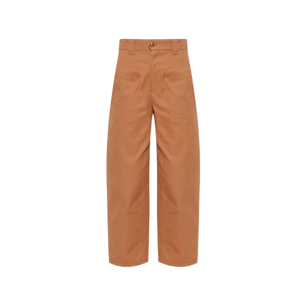 Chloé Cotton Barrel Trousers - Bild 6