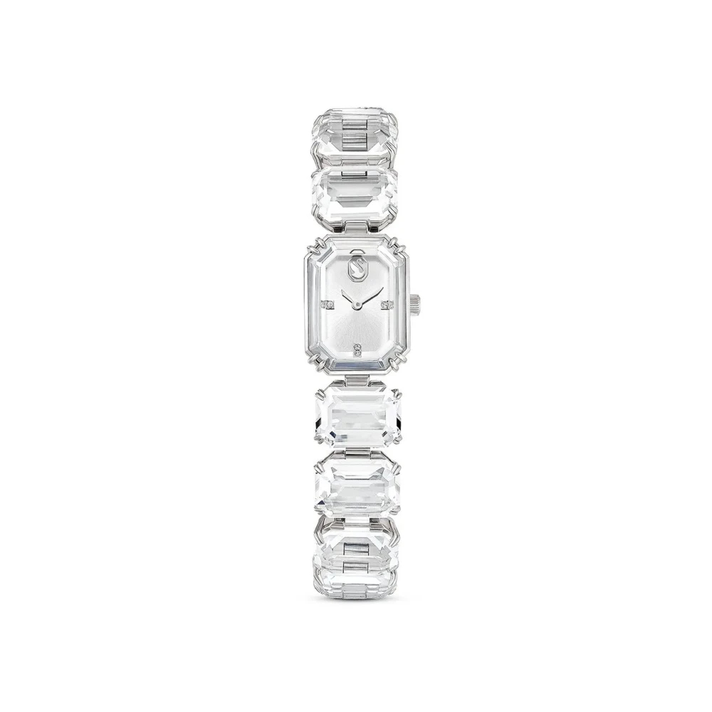 Swarovski Uhr, Armband Im Oktagon-Schliff, Edelstahl Weiß - Bild 5