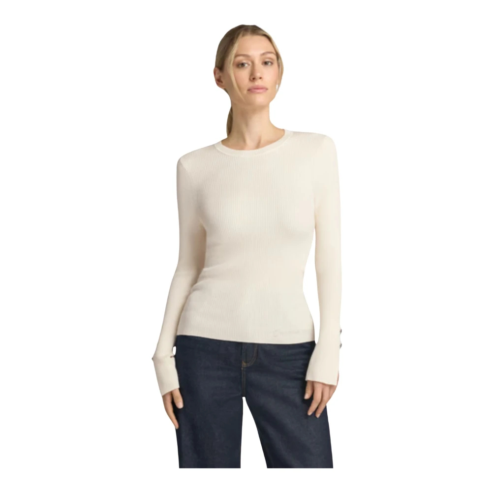 Guess - Ellie Pullover - Knitwear - Damen - Beige - M