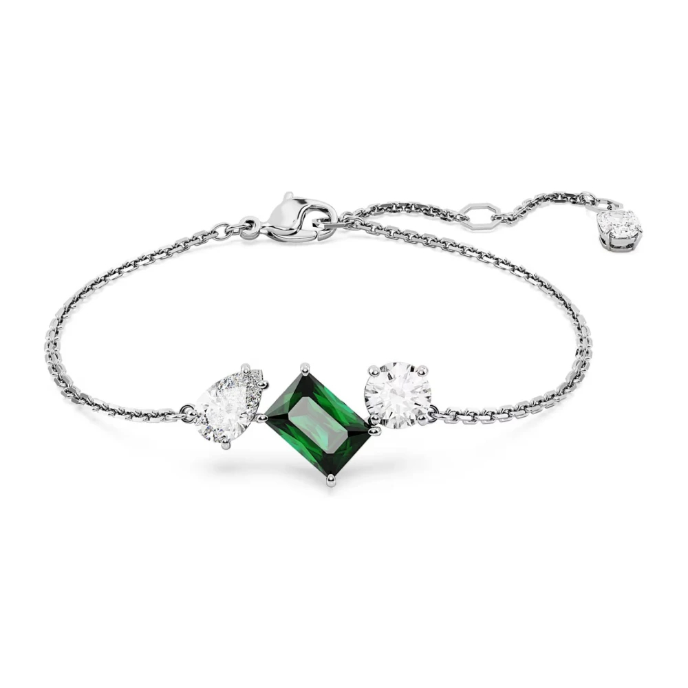 Swarovski Mesmera Armband, Verschiedene Schliffe, Rhodiniert Grün - Bild 6