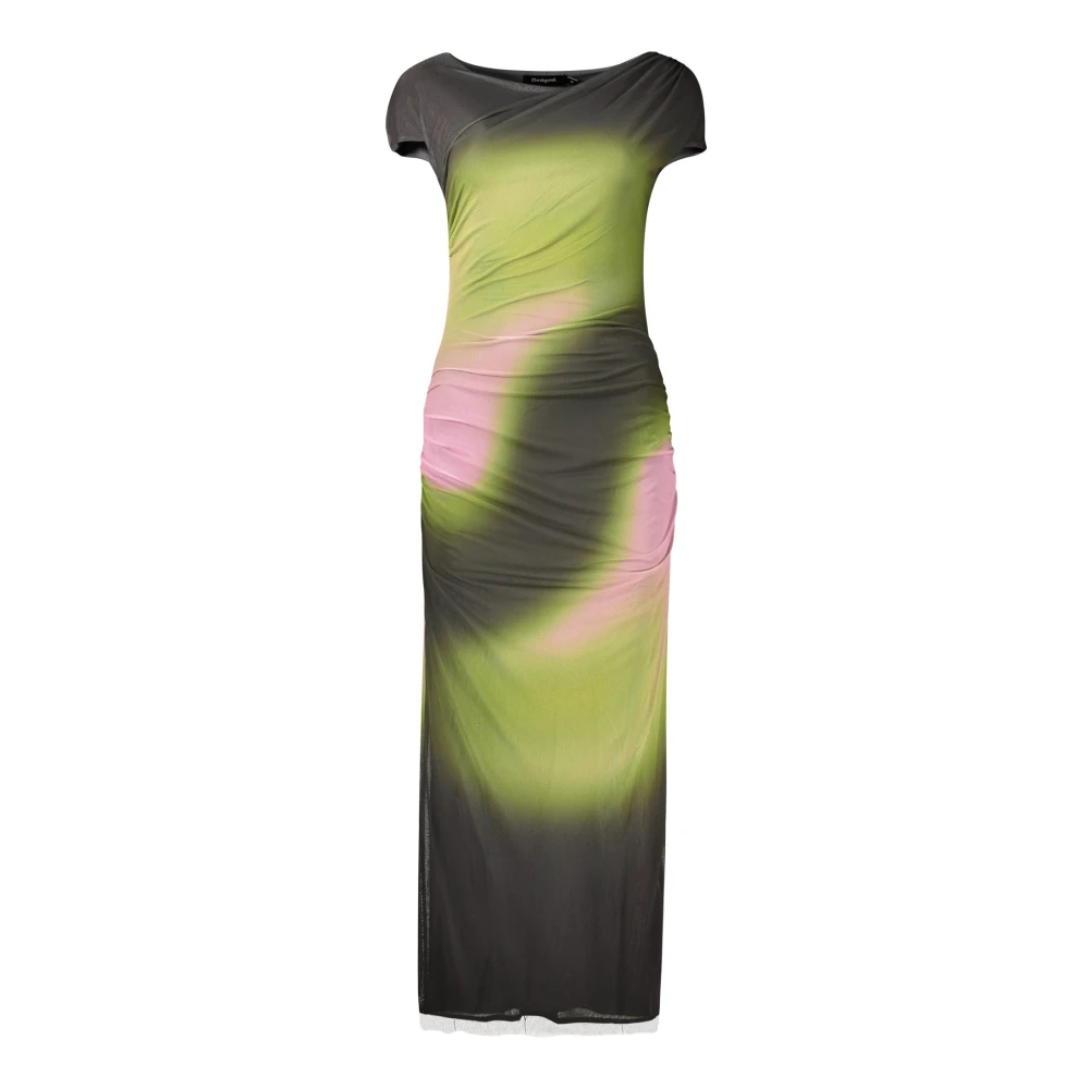 Desigual Damen Noir Kleid Rundhalsausschnitt - Bild 5