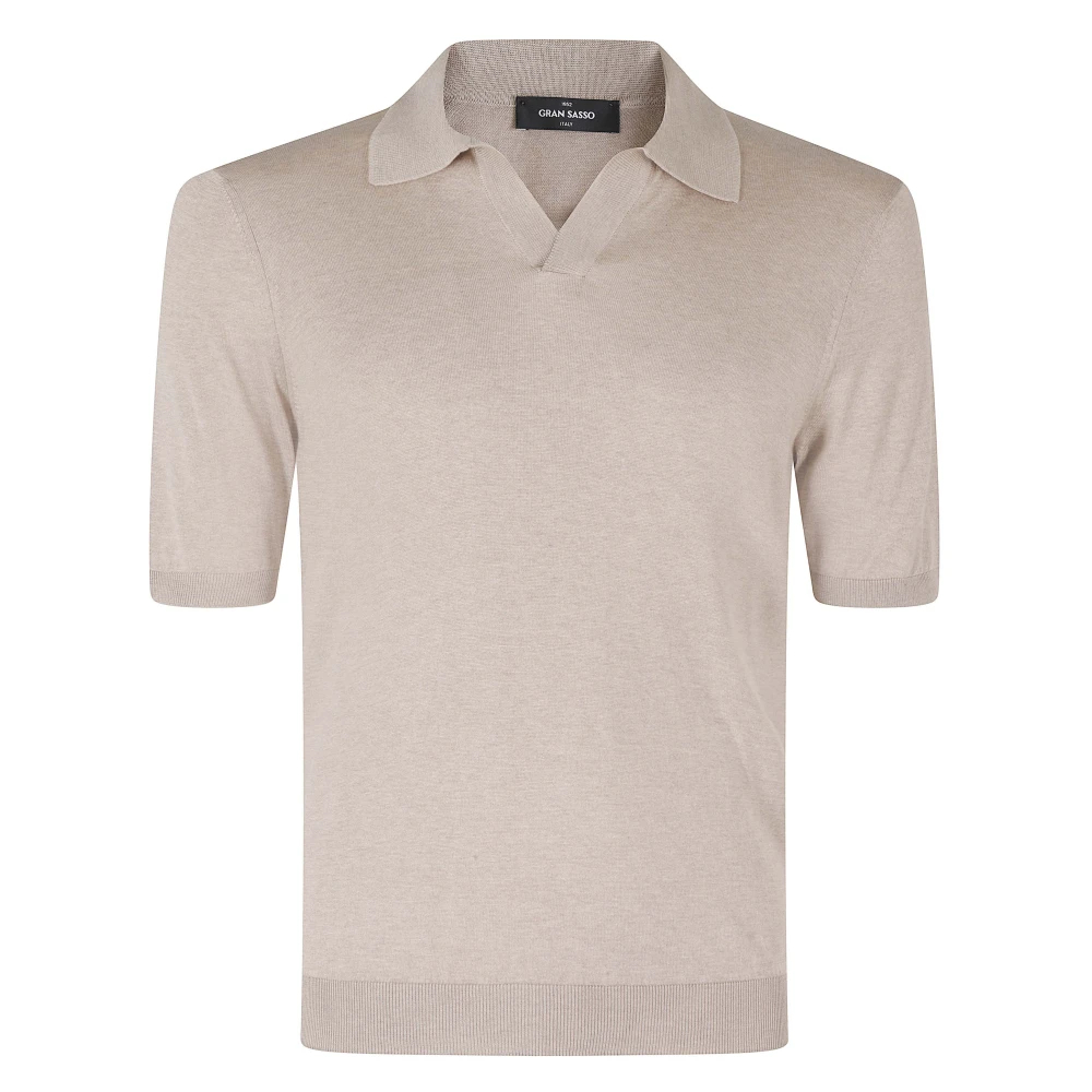 Gran Sasso Herren Braun - Polo Skipper - Tops - Xl