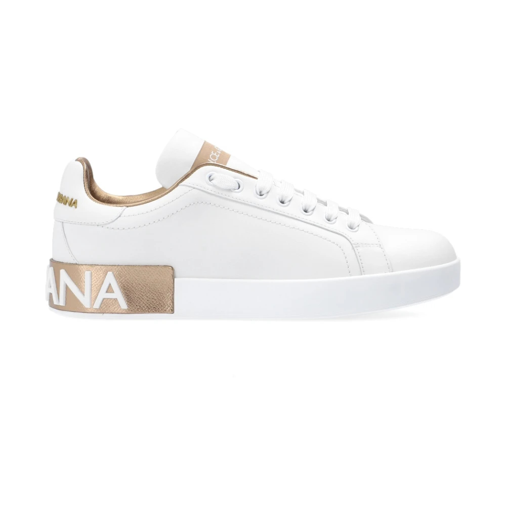 Dolce & Gabbana Damen Weiß - Portofino Sneakers - Shoes - 39 Eu