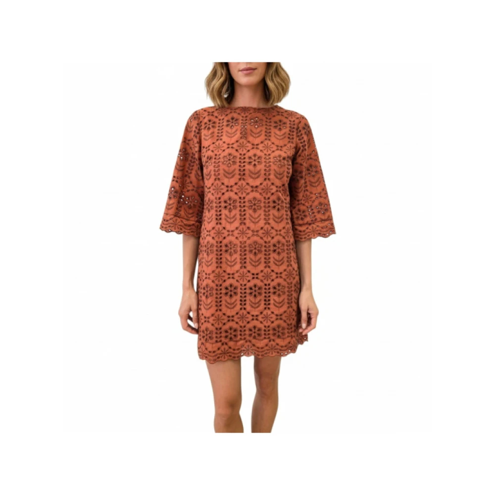 Paul Smith Damen Orange - Kurzes Häkelkleid - Dresses - 2XS