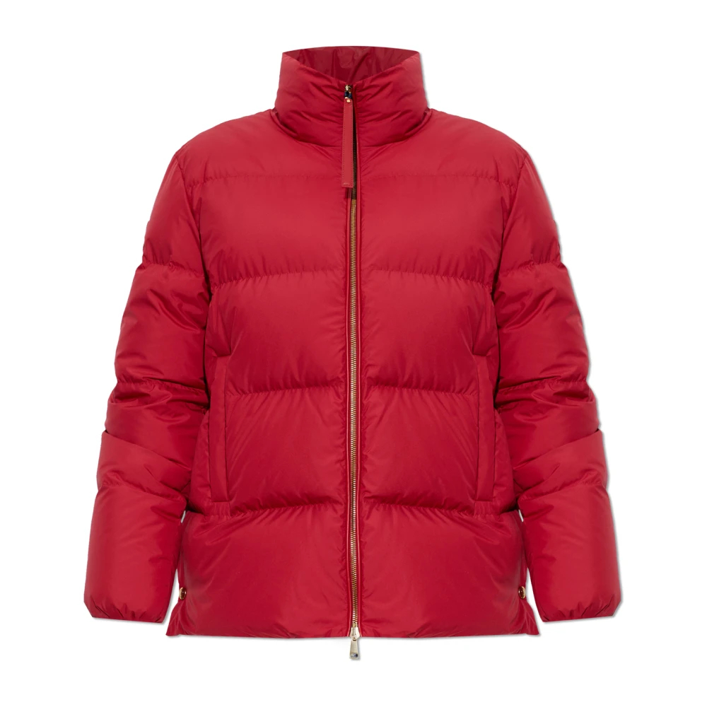 Moncler Vivantesse Kurze Daunenjacke für Damen in Rot in Größe: 2 - Bild 4