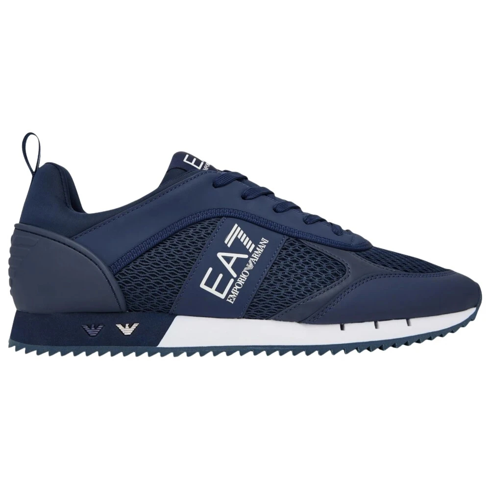Emporio Armani Ea7 Herren Blau - Laces Sneakers - Shoes - 45 1/3 Eu
