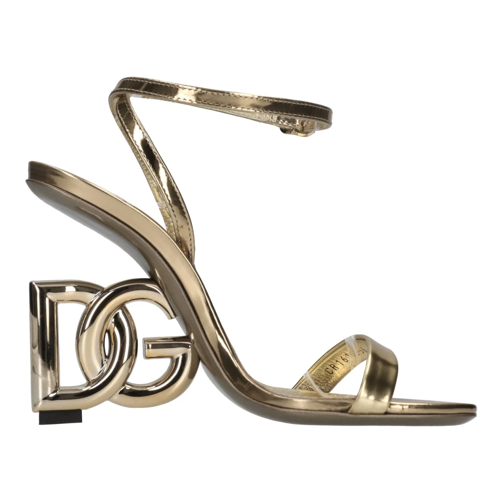 Dolce & Gabbana Damen Gelb - Keira Ledersandalen - Shoes - 36 Eu