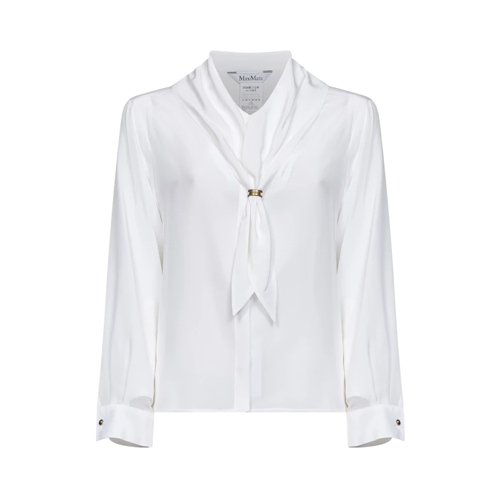 Max Mara Damen Weiß - Vela Bluse - Blouses & Shirts - S