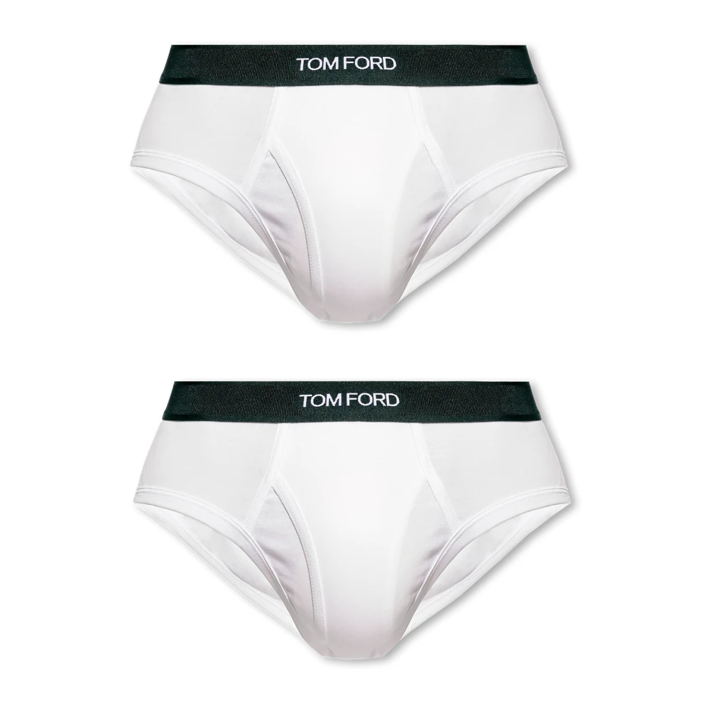 Tom Ford - Briefs Doppelpack - Underwear - Herren - Weiß - Xl