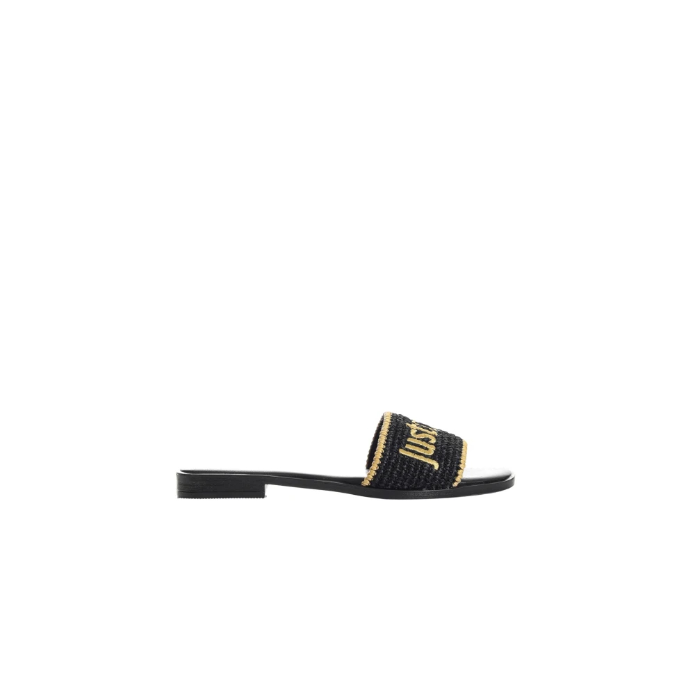 Just Cavalli Damen Schwarz Pantoletten 80Ra3s80 Zse60 - Bild 2