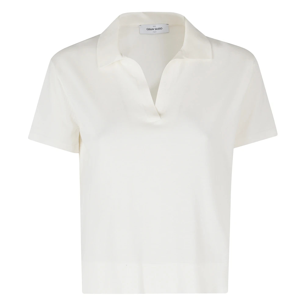 Gran Sasso Damen Weiß - Skipper Polo - Tops - S