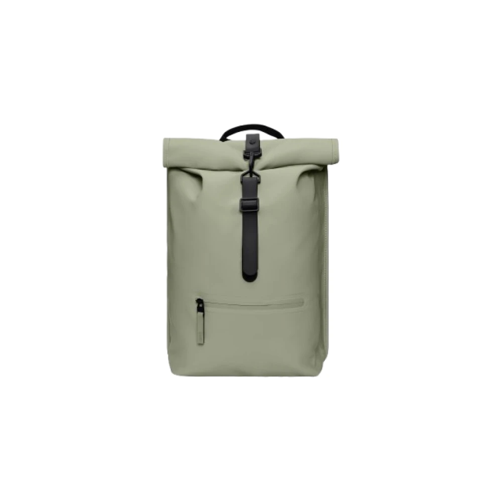 Rains Unisex Grün - Rolltop Rucksack - Bags - One Size