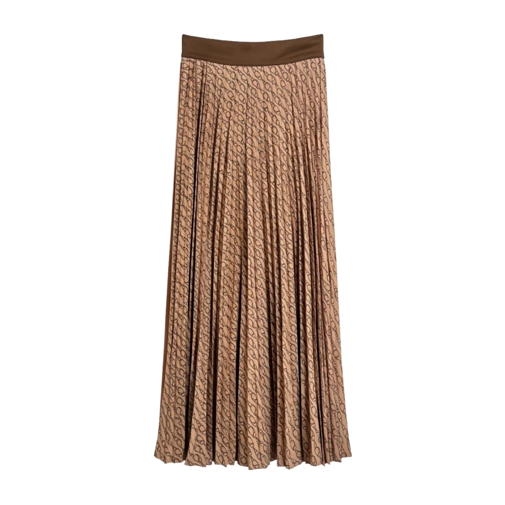 Herno Damen Braun - Plissè Rock - Skirts - M