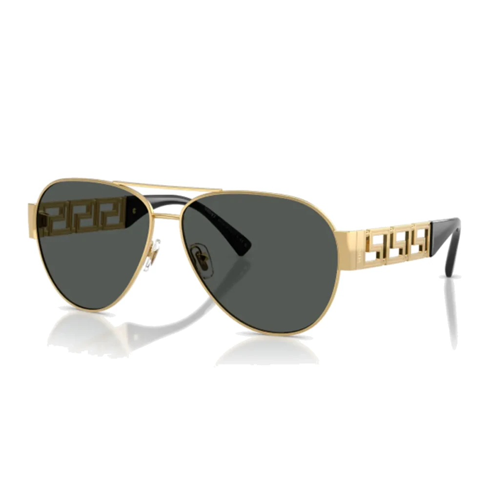 Versace Herren Dunkelgrau Mann Sunglass Ve2289 - Rahmenfarbe: Gold, Linsenfarbe: - Bild 9