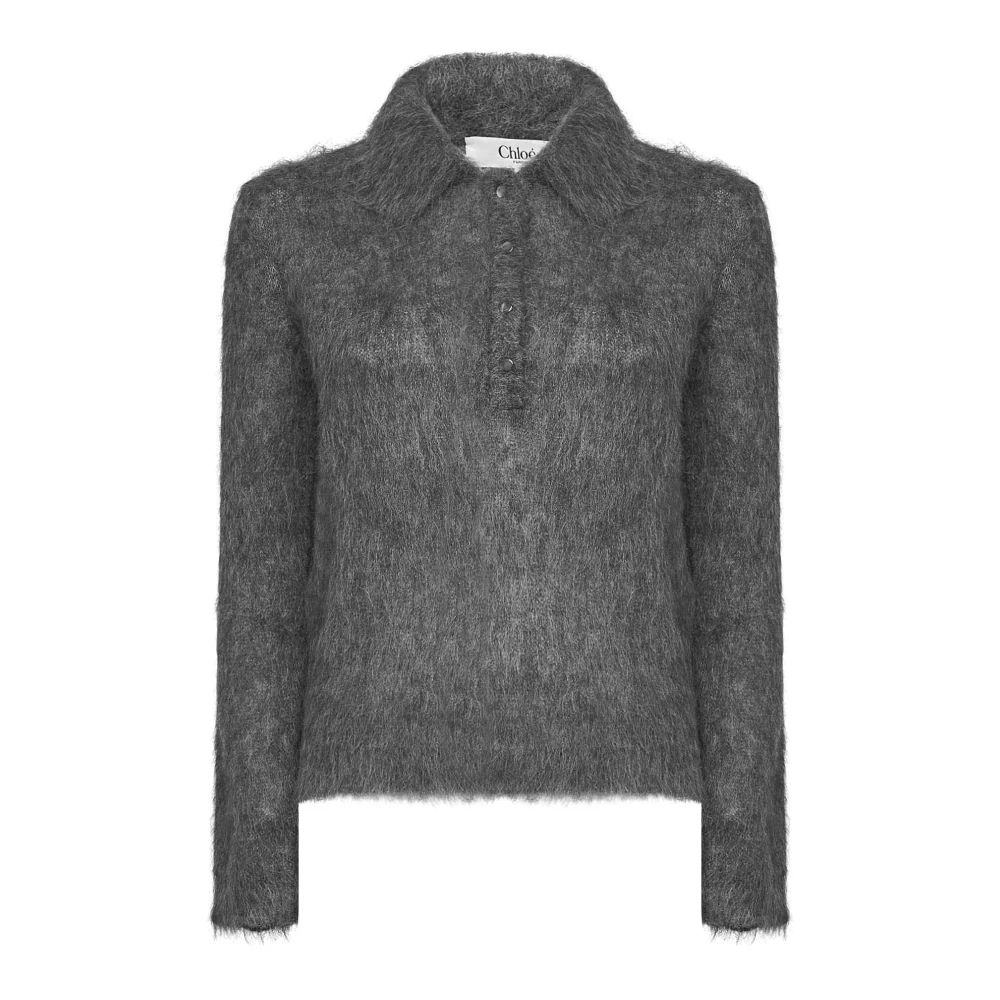 Chloé , Damen, Strickwaren, Grau, M - Bild 2