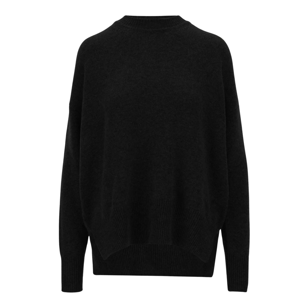 Jil Sander Damen Schwarz - Rundhals-Pullover - Knitwear - K - S
