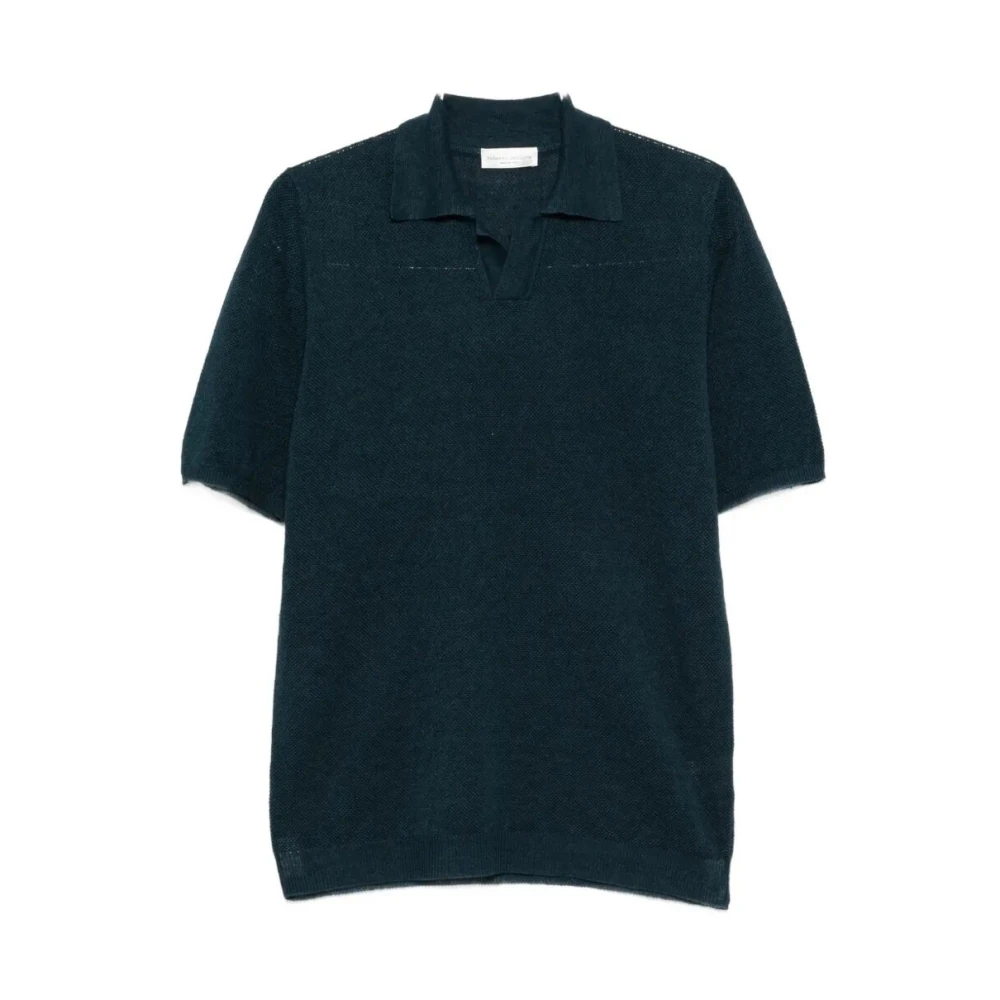 Roberto Collina Herren Grün - Leinen-Polo - Tops - 2XL