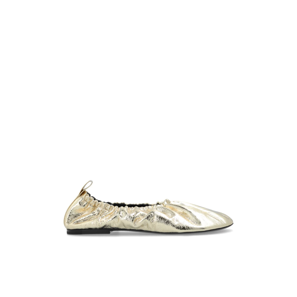 Jil Sander Damen Gelb - Leder Ballerinas - Shoes - 37 Eu