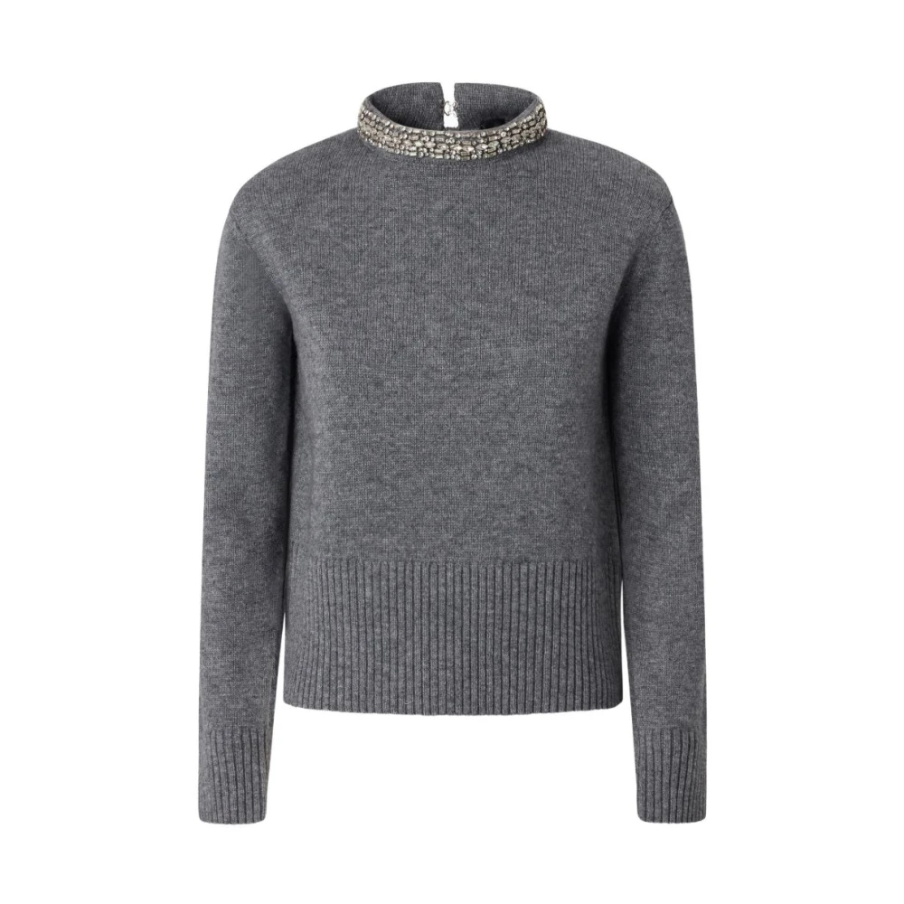 Pinko - Berlino Pullover - Knitwear - Damen - Grau - M