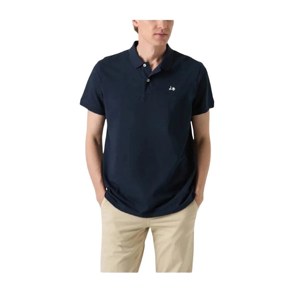 Scotta Herren Blau - Classic Polo - Tops - Xl