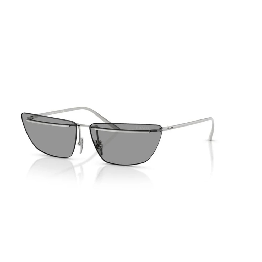 Prada Damen Grau Frau Sunglass Pr C52s - Rahmenfarbe: Silber, Linsenfarbe: - Bild 5