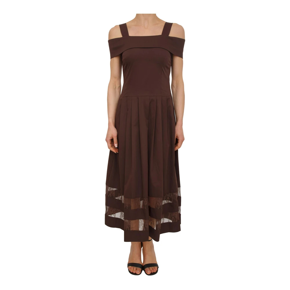 Blugirl Damen Braun - Melan Kleid - Dresses - L