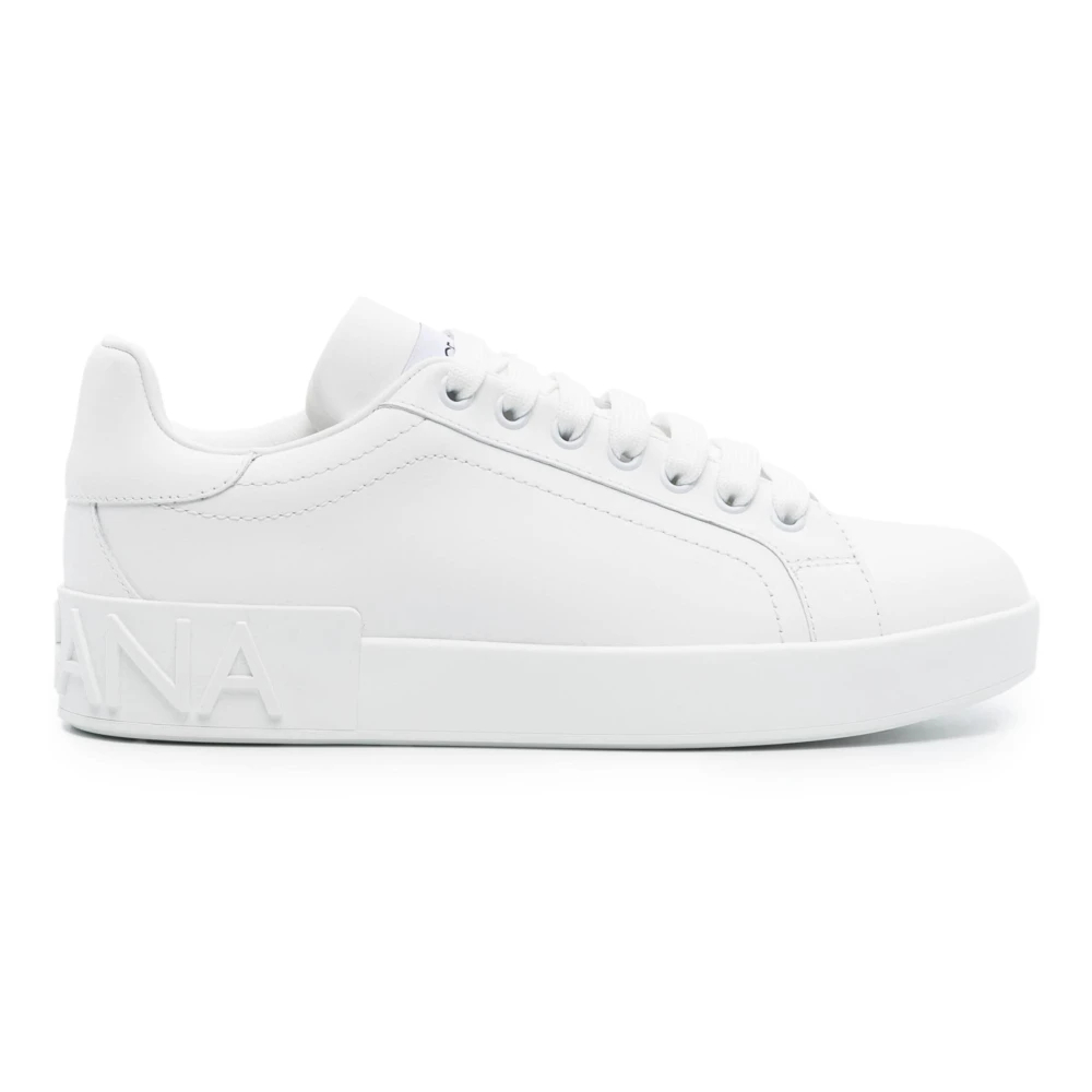 Dolce & Gabbana - Portofino Sneakers - Shoes - Damen - Weiß - 37 1/2 Eu