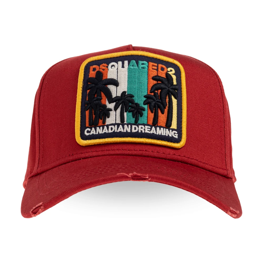Dsquared2 Herren Rot - Baseball Cap - Accessories - One Size