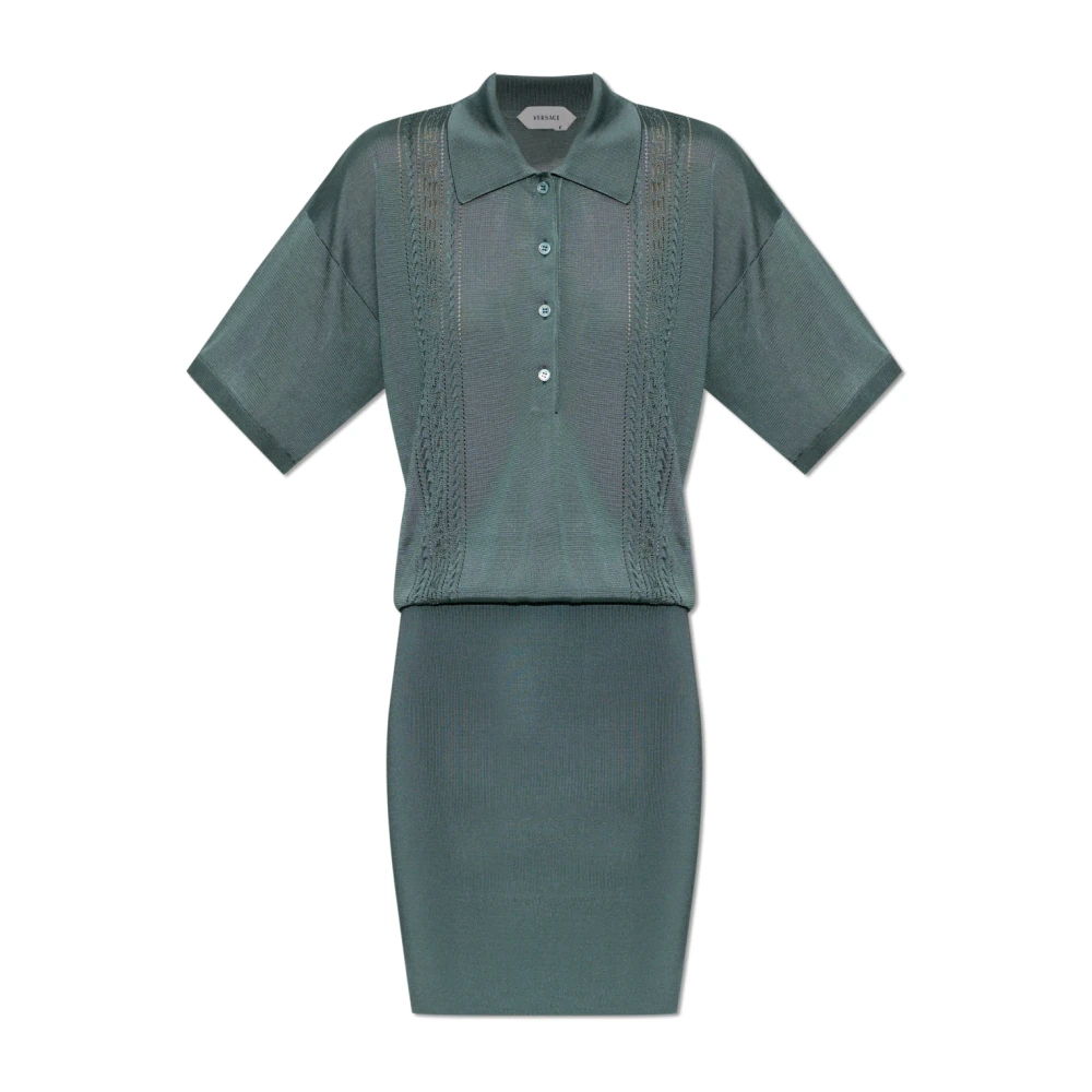 Versace Damen Grün - Polo Kleid - Dresses - S