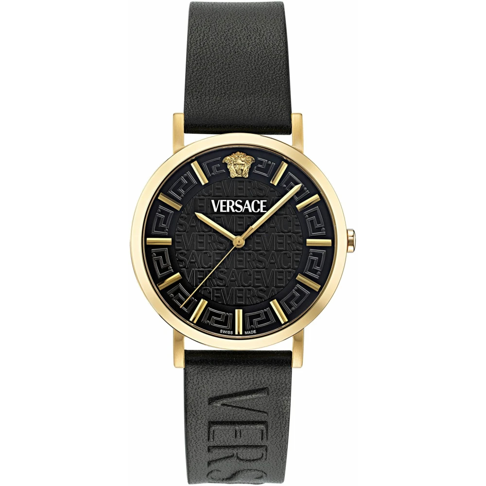 Versace Herren Gelb - Greca Slim - Accessories - One Size